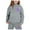 Grey, variant on Tween Winter Girls Outfits Set Tracksuit With Print Hoodie Joggers Warm Kids
