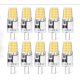 thumbnail image 1 of Bombilla LED G4 de 3 W, luz blanca fría de 6000 K, equivalente a bombilla halógena G4 de 35 W, CA/CC 12 V, 300 lúmenes, no regulable, paquete de 10, 1 of 5