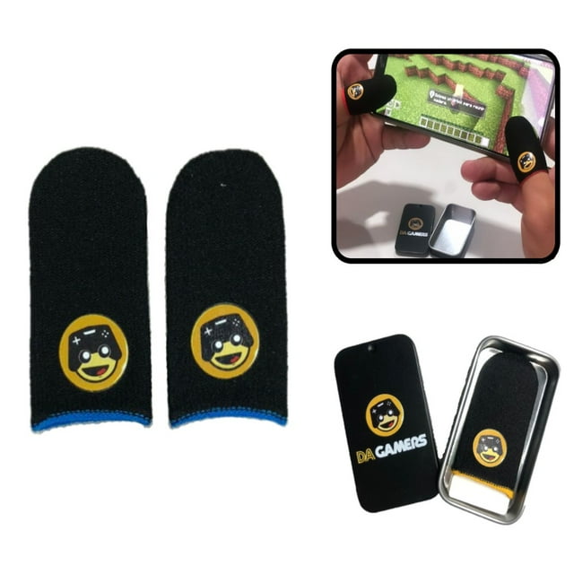 Dedales Gamer Premium Guantes para Dedo Fibra de Carbono Elite V6 Original Pro Gaming Competitivo Transpirable Antisudor Fundas Touch Flexibles Resistentes