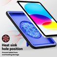 thumbnail image 6 of for iPad 10th Gen 10.9" 2022 Case, Durable Sturdy Protection Case Hidden Folding Bracket Hand Strap and Pencil Holder for iPad 10th Generation with Heat Sink Hole - Darkblue, 6 of 10
