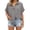 Gray-1, variant on Summer Shirts for Women Cotton Linen Short Sleeve Button Up Shirt Women Solid Color Vacation Beach Casual Blouses Light Blue E M