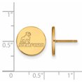 thumbnail image 2 of 10k Yellow Gold Official Licensed Collegiate Samford University (SU) Small Post Earrings, 2 of 4