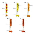 thumbnail image 3 of Marigold Flowers Garlands Artificial Marigold Garlands Ornament for Indian Pooja Diwali Home Wedding Mantles Decors, 3 of 9