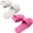 Raspberry Red+White, variant on 2 Pack Portable Foldable Slide Sandals for Women & Men - Lightweight EVA Travel Slippers - Non-Slip, Quick-Drying Beach & Hotel Shoes