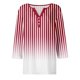 thumbnail image 4 of Top de cuello redondo estampado SCZ moda informal mujer rosa fuerte talla M, 4 of 5