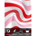 thumbnail image 7 of Red Pink Striped Cloth Napkins Set of 6 Reusable Dinner Napkins, Farmhouse Stripes Simple Art Cocktail Napkin Washable Table Napkins for Wedding/Holiday Party/Baby Shower 20"x20", 7 of 7