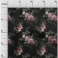 thumbnail image 2 of oneOone Polyester Spandex Black Fabric Florals Quilting Supplies Print Sewing Fabric By The Yard 56 Inch Wide, 2 of 4