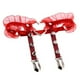 thumbnail image 2 of Arnés de pierna con aspecto de liguero, anillos para muslos, estilo gótico punk, liguero de piel sintética Rojo, 2 of 9