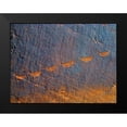 thumbnail image 2 of Popcorn 24x19 Black Modern Framed Museum Art Print Titled - Petroglyphs I, 2 of 5