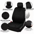 thumbnail image 2 of TIANLAIMEI Full Set Car Seat Covers with Steering Wheel Cover and Seat Belt Shoulder Protector Set, Automotive Seat Cushion Car Accessories Fits Most Cars, 2 of 7
