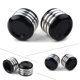 thumbnail image 1 of Tapas de tuercas para eje delantero CNC compatibles con HARLEY Dyna Electra Glide Sportster, color negro, 1 of 4