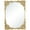 Gold Ornate Baroque Solid Floral Rectangle 30" x 2" x 41", variant on DecMode 28" x 48" Gold Metal Scroll Tall Ornate Arched Baroque Floor Mirror