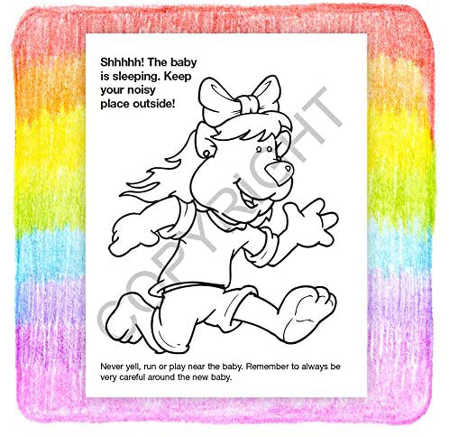 25 Pack - Mom's Having A Baby Kid's Coloring & Activity Books