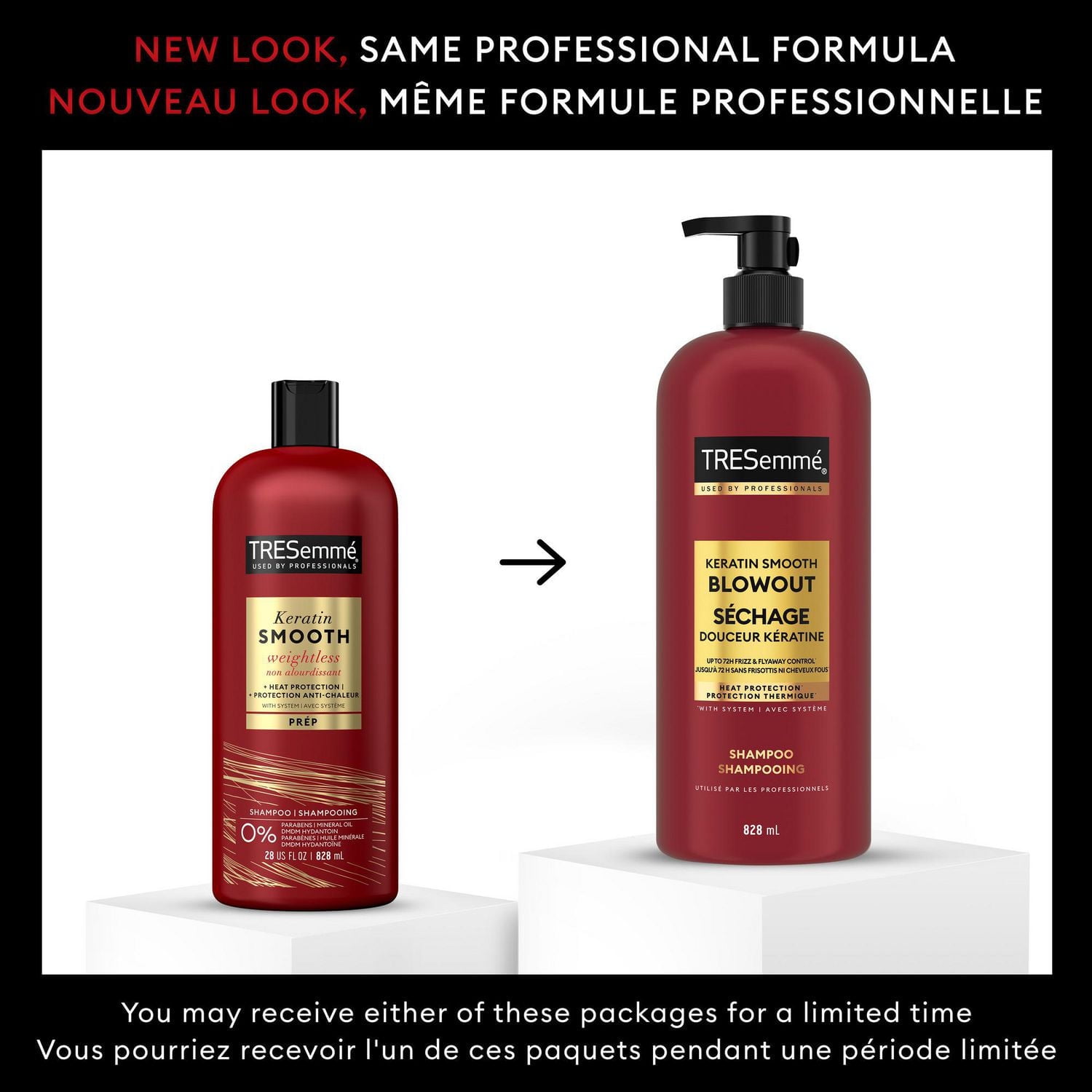 TRESemmé Keratin Smooth Lamellar Discipline Shampoo, 828 ml