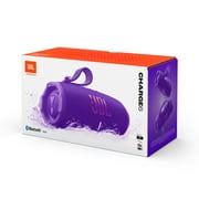 JBL Charge 6 - Portable waterproof & drop-proof Bluetooth speaker, Bold JBL Pro Sound with AI Sound Boost, 28Hrs of Playtime, Built-in powerbank & with a sturdy/removable carrying strap (Pur)