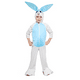 thumbnail image 1 of Disfraz de Primavera Conejo Blanco con Azul Unitardo Deluxe Infantil Niños Talla 8 a 10 años, 1 of 6