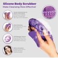 thumbnail image 4 of Exfoliante corporal y facial de silicona Shower Scrubber Juve, 4 of 9