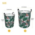 thumbnail image 4 of Uemuo Tropical Leaves Pattern Circular Laundry Hamper Basket with handles,Collapsible laundry basket,Large capacity laundry hamper,Laundry Organizer-Small, 4 of 8