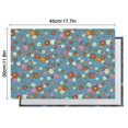 thumbnail image 6 of Pioneer Flower Floral Print Pattern Summer Placemats Table Placemats Set Of 4-Linen Kitchen Washable Placemats Table Mats 12x18 Inch Non-Slip Heat Resistant, 6 of 6