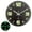 Black, variant on VOCOO 12" Retro Tuscan Country Luminous Wooden Wall Clock, Silent Non-Ticking Energy-Absorbing Luminous Numbers and Hands Wall Clock for Living Room Home Kitchen Decor, Birthday Gift