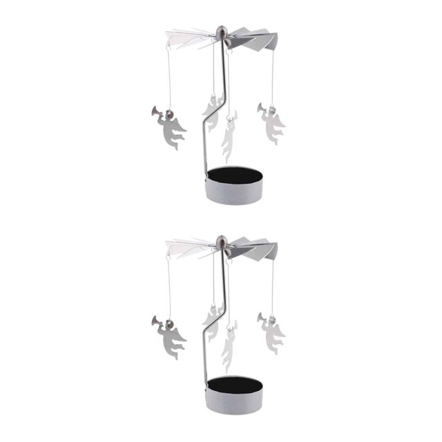 Ounissouiy Candelabro de luz de té giratorio giratorio, candelabro de Metal para decoración del hogar de Navidad Type7 NO7 Ounissouiy CBP078710