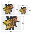 thumbnail image 3 of Garage Sale Vinyl Decal 2 Pack of 12 Inch x 16 Inch Weatherproof Heavy-Duty Adhesive Backing | Local Bargains, Neighborhood Events, Bold Signage | Made in USA, 3 of 6