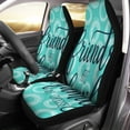 thumbnail image 2 of ZHANZZK Set of 2 Car Seat Covers Friend Are Faithful Universal Auto Front Seats Protector Fits for Car,SUV Sedan,Truck, 2 of 5