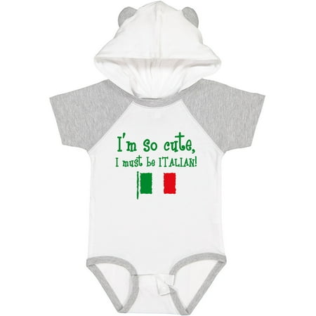

Inktastic So Cute Italian Gift Baby Boy or Baby Girl Bodysuit