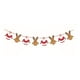 thumbnail image 2 of Guirnalda de banderines navideños | Set de 8 piezas de decoración navideña de papel para interiores y exteriores | Decoración festiva de Papá Noel, renos y árbol, 2 of 6
