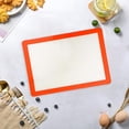 thumbnail image 2 of GUOOL Non Stick Silicone Baking Mat, Bread Making Tools Baking Sheet for Pastry Bread Square S, 2 of 8