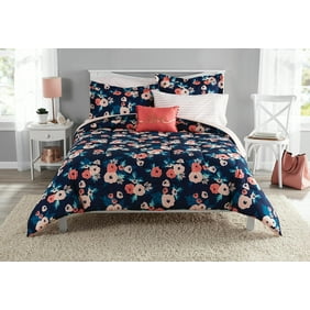 Mainstays Garden Floral Bed In A Bag 8 Piece Bedding Comforter Set