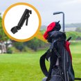 thumbnail image 3 of Minkissy Chariot de Golf Polyvalent Noir Porte-Parapluie Clip avec Angle Réglable pour Intérieur, 3 of 8