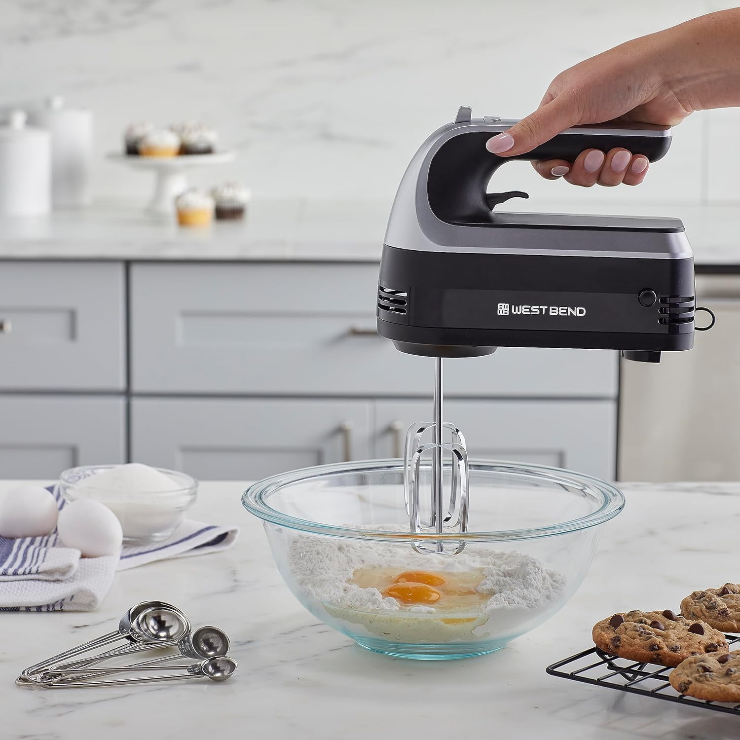 KitchenAid Electric Baking Wireless Kitchen Beater for Cake, 7