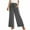 Gray, variant on cFmduc Wide Leg Pants for Women High Wasited Baggy Palazzo Pants Casual Pull On Bell Bottom Smocked Elastic Waist Pants