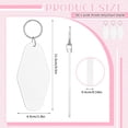 thumbnail image 3 of BlinkLLX 20 Pcs Blank Motel Keychain Sublimation Vintage Blank Hotel Keychain Bulk for DIY Crafts Ornament, 3 of 6