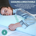 Bamboo Full Body Pillow for Adults Cooling Shredded Memory Foam Long