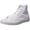 White, variant on All Star Hi White Monochrome High-Top Leather Fashion Sneaker - 10W / 8M