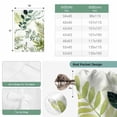 thumbnail image 6 of Green Leaves Balloon Curtains for Windows, Bedroom Curtains 54 Inch Length, Summer Botanical Farmhouse Watercolor Leaf Tie Up Curtains Panels Thermal Insulated Bathroom Curtains Window 42"x54", 6 of 8