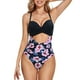 thumbnail image 1 of Gibobby Traje de baño completo mujer Bikinis estampados para mujer, traje de baño Sexy con realce, conjunto de Bikini, traje de baño para playa, traje de(Rosa,XL), 1 of 4