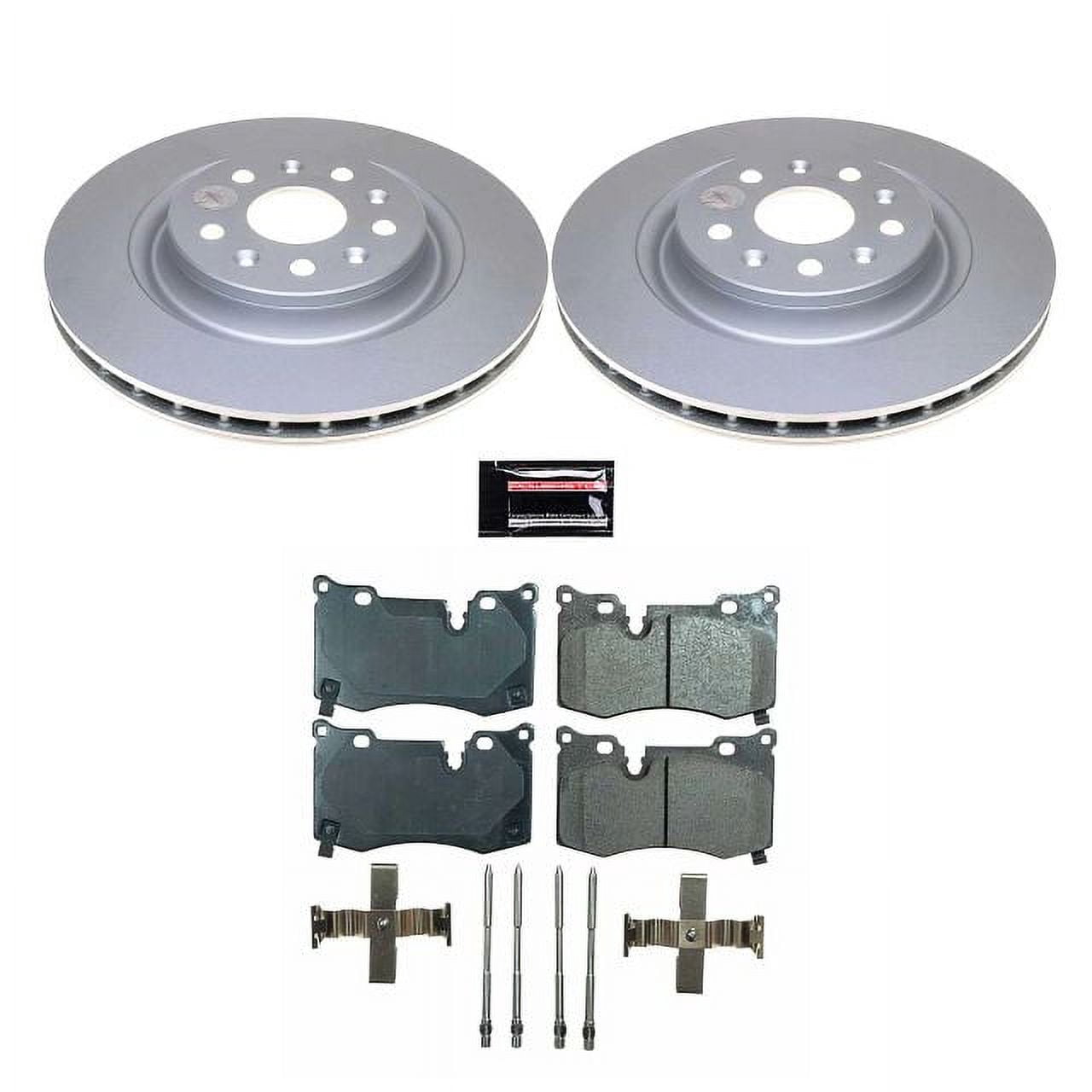 PowerStop Rear Geomet Coated Brake Rotor and Pad Kit Fits: CHEVROLET Select Models CRK8528