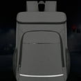 thumbnail image 3 of Eigraketly Bolsa resistente al desgarro para fácil transporte y amplia aplicación Mochila térmica Mochila más fresca Kits de desorden para acampar Gris+Naranja, 3 of 6