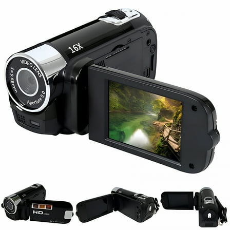 GJX 1080P HD Camcorder Digital Video Camera TFT LCD 16MP 16X Zoom DV AV Night Vision