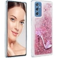 thumbnail image 3 of Case for Samsung Galaxy A15 5G, Cute Pink Glitter Luxury Sparkle Liquid for Girls Women Quicksand Clear Soft TPU Protective Phone Case for Samsung Galaxy A15 5G Pink High Heel, 3 of 10