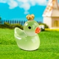 thumbnail image 4 of Luminous Crown Duck Doll Moss Fish Tank Decoration, Mini Duck, Fish Tank Decoration Accessories, Realistic Detail Design, Can Be Used for Aquarium, Glass Container Decoration or Table Display, 4 of 6
