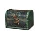 thumbnail image 2 of , Caja de almacenamiento decorativa, Joyero con bisagras, Joyero de madera, Organizador para Verde, 2 of 9