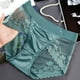 thumbnail image 2 of Braguitas de satén ligeras de lujo con encaje de cintura alta para teñir el vientre, bragas de mujer de algodón puro que levantan la cadera, bragas de malla sexy de talla grande, 2 of 6