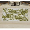 thumbnail image 1 of Monochrome Decorative Rug, Old Grunge Style Abstract Art with Brushstrokes Chaos Image Print, Quality Carpet for Bedroom Dorm and Living Room, 6 Sizes, Avocado Green, by Ambesonne, 1 of 1