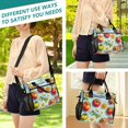 thumbnail image 5 of FORMRS Insulated Lunch Bag Unisex Large Capacity with Shoulder Strap, Green Tomatoes, 5 of 6