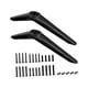 thumbnail image 3 of Soporte de Base para TV de 2 uds, fácil de instalar con tornillos, patas de TV para espacio entre agujeros de 0,45-0,94 pulgadas, resistente, 3 of 7