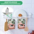 thumbnail image 4 of Yayeee Pot Holders Kitchen Heat Resistant with Pocket 7"x9.8" Cotton Oven Cooking Hot Pads, Pink Sleeping Cat, 4 of 7